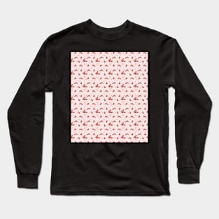 Toile Christmas pattern Long Sleeve T-Shirt